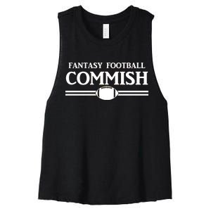 Fantasy Football Commish Women's Racerback Cropped Tank