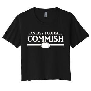 Fantasy Football Commish Women's Crop Top Tee