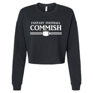 Fantasy Football Commish Cropped Pullover Crew