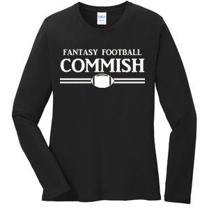 Fantasy Football Commish Ladies Long Sleeve Shirt