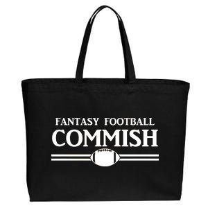 Fantasy Football Commish Cotton Canvas Jumbo Tote