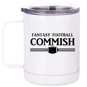 Fantasy Football Commish 12 oz Stainless Steel Tumbler Cup