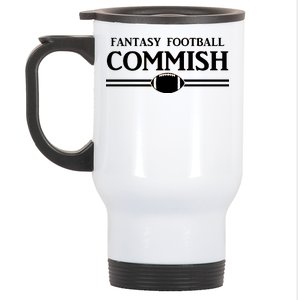 Fantasy Football Commish Stainless Steel Travel Mug