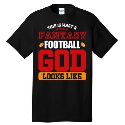 Fantasy Football God Tall T-Shirt