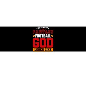 Fantasy Football God Bumper Sticker