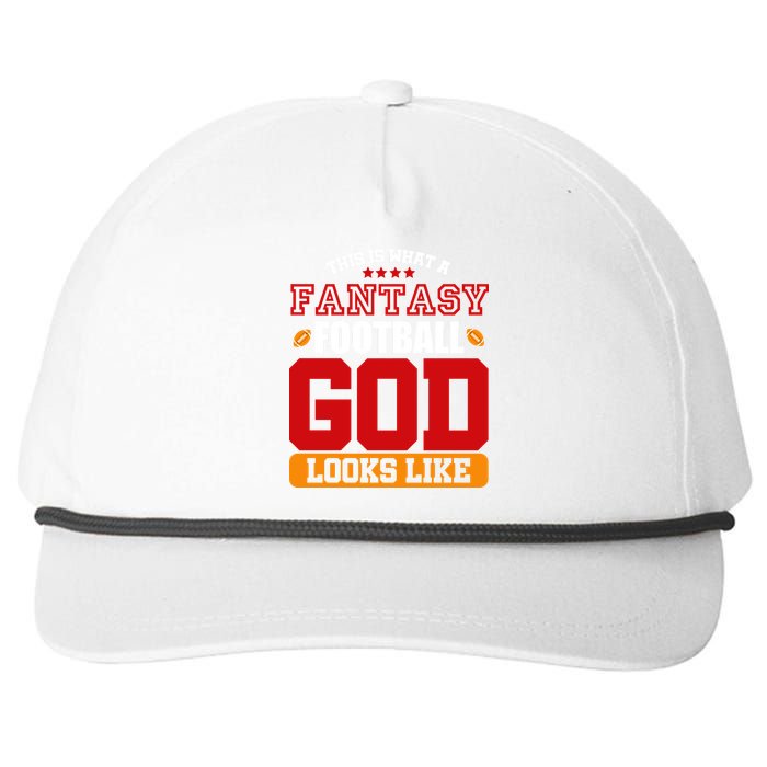 Fantasy Football God Snapback Five-Panel Rope Hat