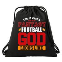 Fantasy Football God Drawstring Bag