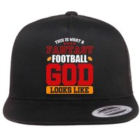 Fantasy Football God Flat Bill Trucker Hat