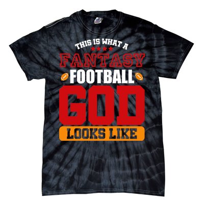 Fantasy Football God Tie-Dye T-Shirt