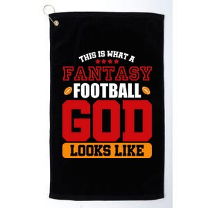 Fantasy Football God Platinum Collection Golf Towel