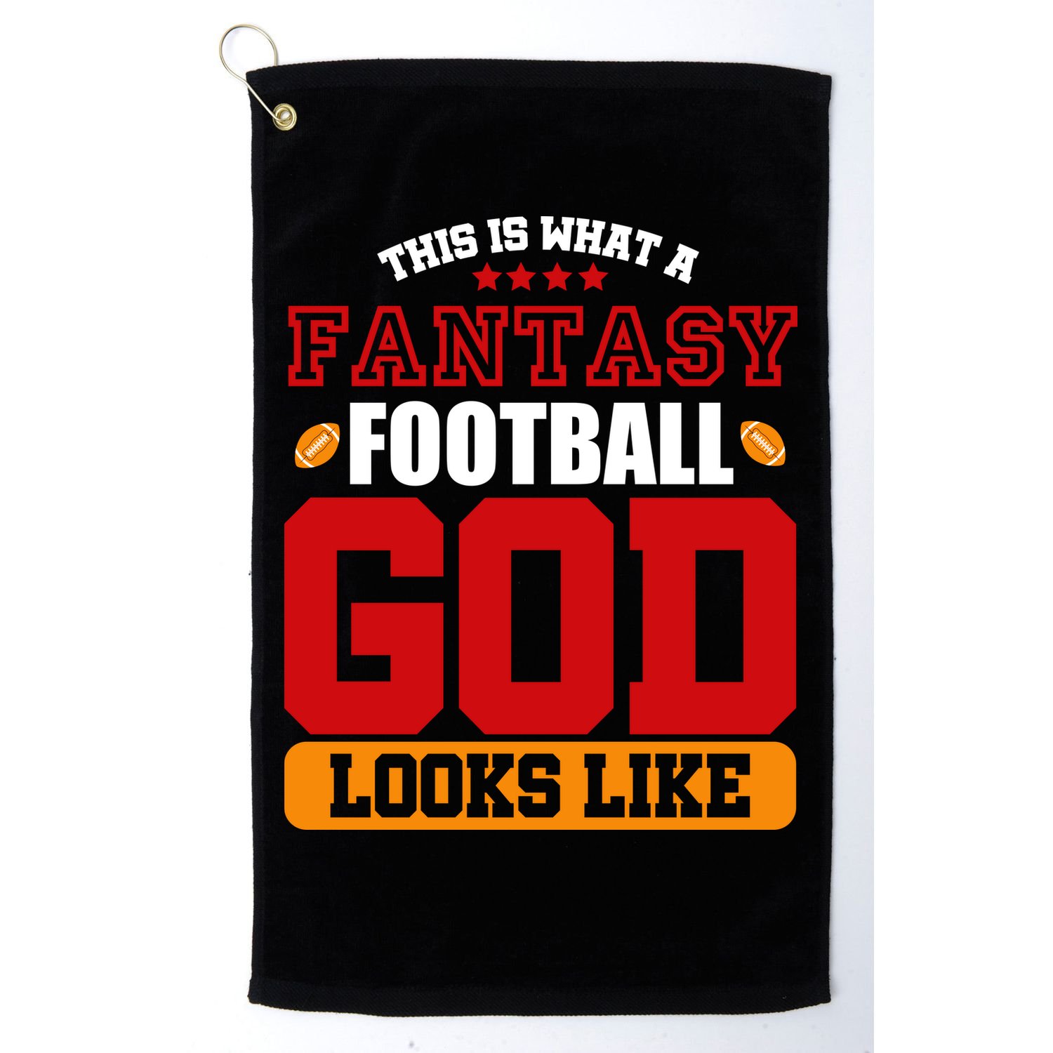 Fantasy Football God Golf Towel