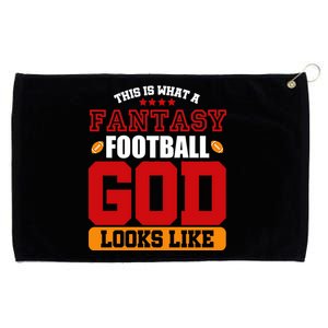 Fantasy Football God Grommeted Golf Towel