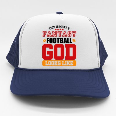 Fantasy Football God Trucker Hat