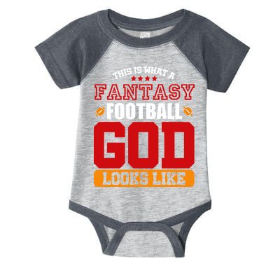 Fantasy Football God Infant Baby Jersey Bodysuit