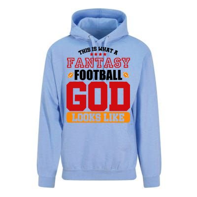 Fantasy Football God Unisex Surf Hoodie