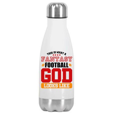 Fantasy Football God Stainless Steel Insulated Water Bottle