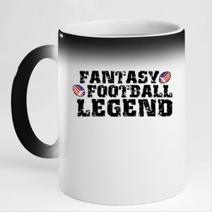 Fantasy Football Legend 11oz Black Color Changing Mug