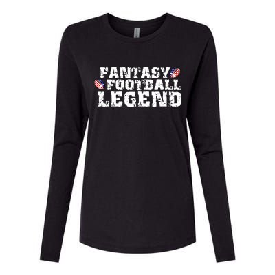 Fantasy Football Legend Womens Cotton Relaxed Long Sleeve T-Shirt