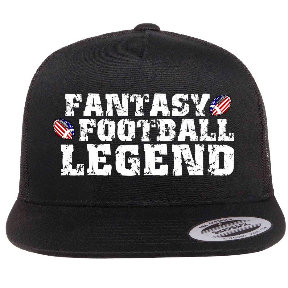 Fantasy Football Legend Flat Bill Trucker Hat