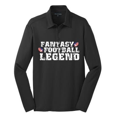 Fantasy Football Legend Silk Touch Performance Long Sleeve Polo