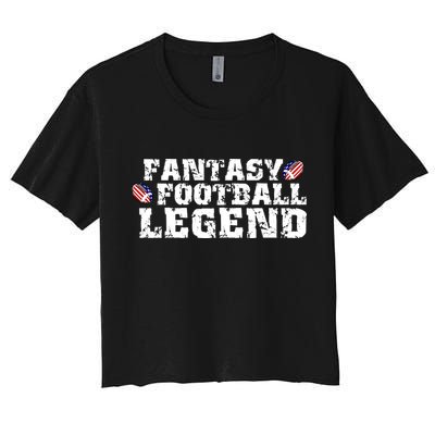 Fantasy Football Legend Women's Crop Top Tee