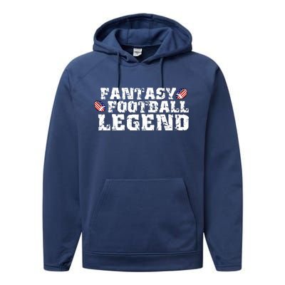 Fantasy Football Legend Performance Fleece Hoodie