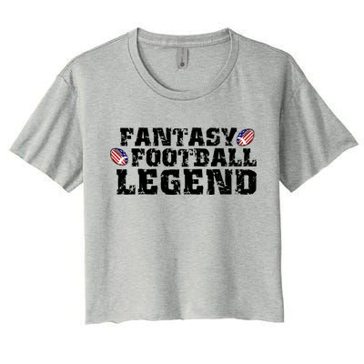 Fantasy Football Legend Women's Crop Top Tee