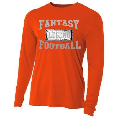 Fantasy Football Team Legends Vintage Cooling Performance Long Sleeve Crew