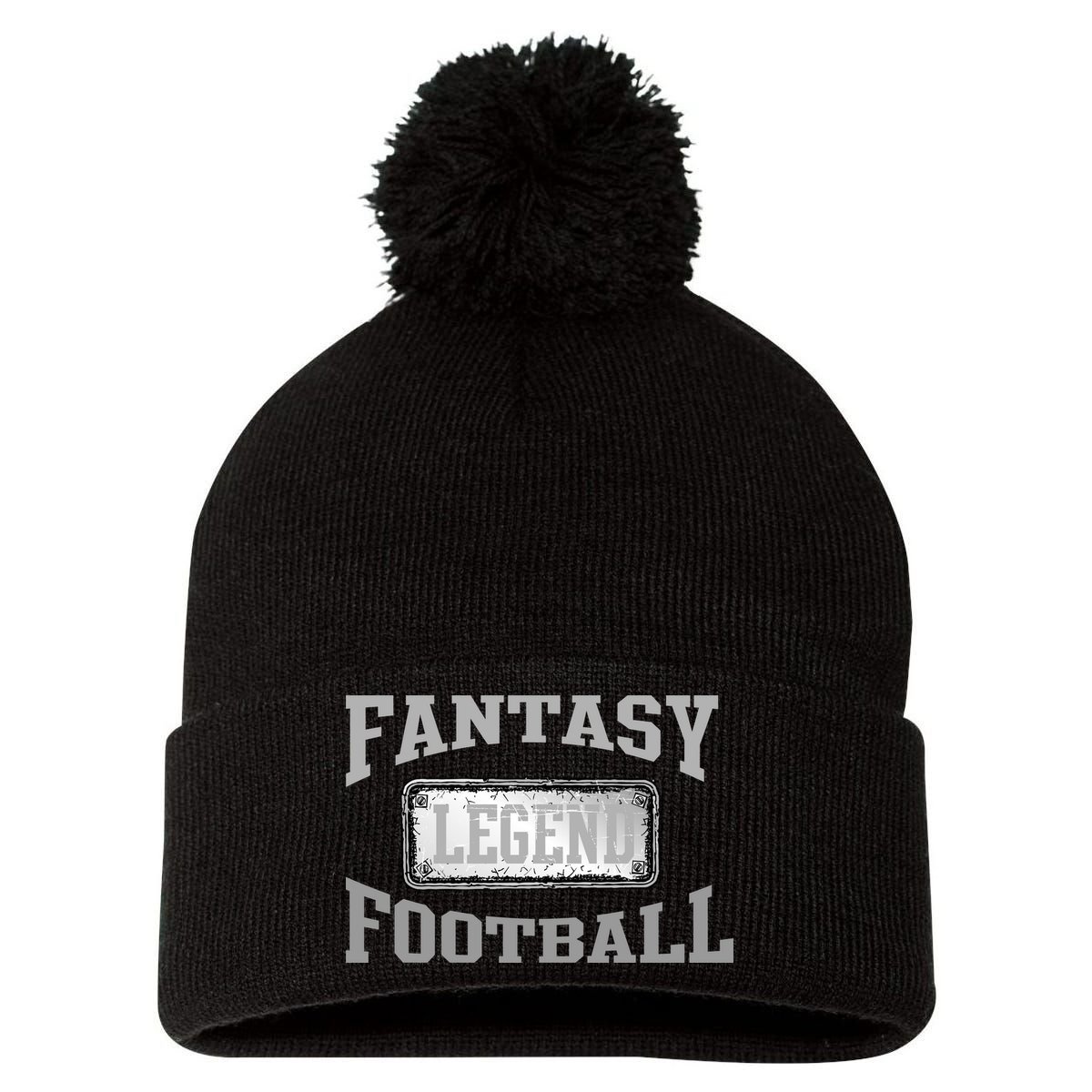 Fantasy Football Team Legends Vintage Pom Pom 12in Knit Beanie