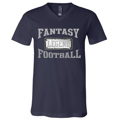 Fantasy Football Team Legends Vintage V-Neck T-Shirt