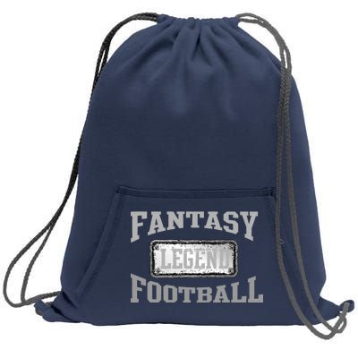 Fantasy Football Team Legends Vintage Sweatshirt Cinch Pack Bag