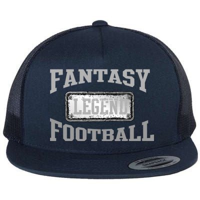 Fantasy Football Team Legends Vintage Flat Bill Trucker Hat