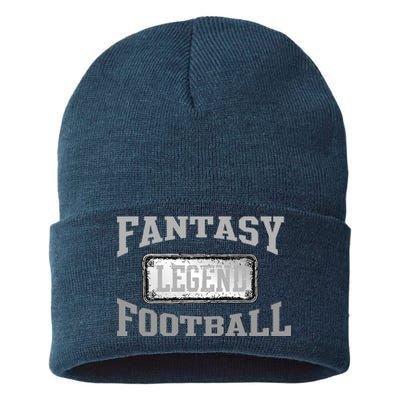 Fantasy Football Team Legends Vintage Sustainable Knit Beanie