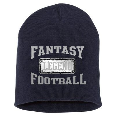 Fantasy Football Team Legends Vintage Short Acrylic Beanie