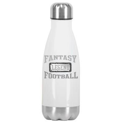 Fantasy Football Team Legends Vintage Stainless Steel Insulated Water Bottle