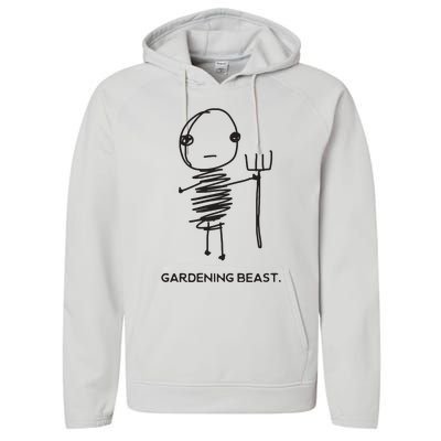 Funny And Odd Gardening For Gardeners And Farmers Performance Fleece Hoodie