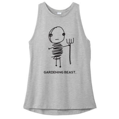 Funny And Odd Gardening For Gardeners And Farmers Ladies PosiCharge Tri-Blend Wicking Tank