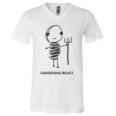 Funny And Odd Gardening For Gardeners And Farmers V-Neck T-Shirt