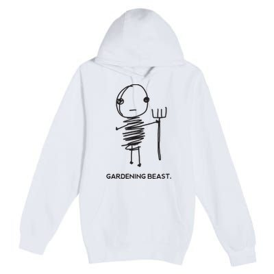 Funny And Odd Gardening For Gardeners And Farmers Premium Pullover Hoodie