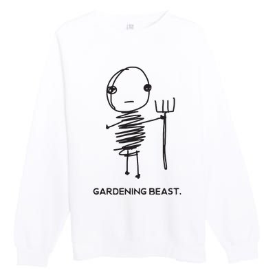 Funny And Odd Gardening For Gardeners And Farmers Premium Crewneck Sweatshirt