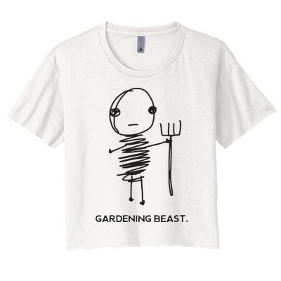 Funny And Odd Gardening For Gardeners And Farmers Women's Crop Top Tee