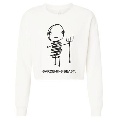 Funny And Odd Gardening For Gardeners And Farmers Cropped Pullover Crew