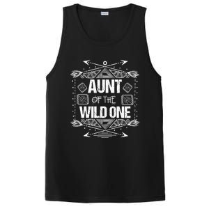 Funny Aunt Of The Wild One Gift Cute Aunties Gift PosiCharge Competitor Tank