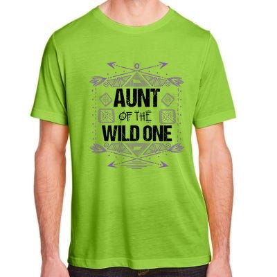 Funny Aunt Of The Wild One Gift Cute Aunties Cute Gift Adult ChromaSoft Performance T-Shirt