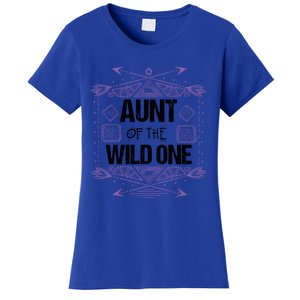 Funny Aunt Of The Wild One Gift Cute Aunties Cute Gift Women's T-Shirt