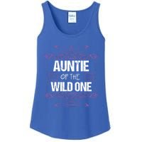 Funny Auntie Of The Wild One Gift Cute Aunt Gift Ladies Essential Tank