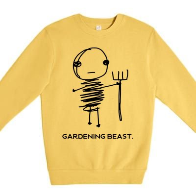 Funny And Odd Gardening For Gardeners And Farmers Premium Crewneck Sweatshirt