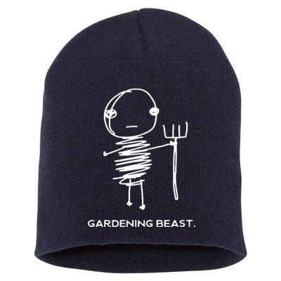 Funny And Odd Gardening For Gardeners And Farmers Short Acrylic Beanie