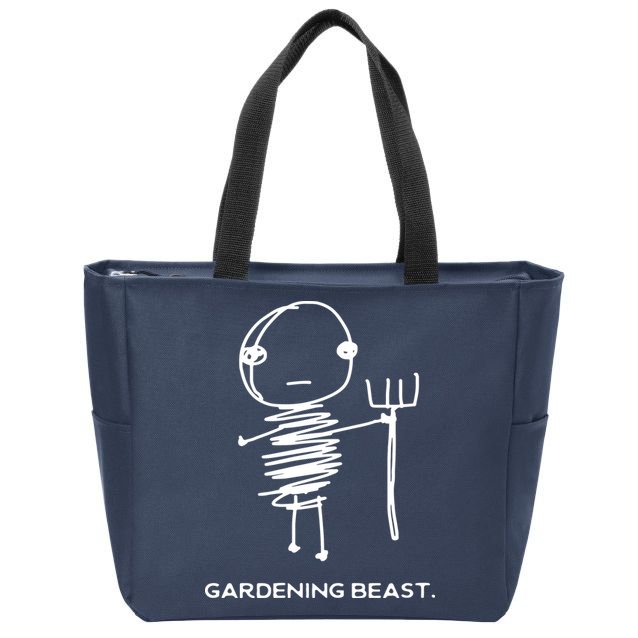 Funny And Odd Gardening For Gardeners And Farmers Zip Tote Bag
