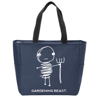 Funny And Odd Gardening For Gardeners And Farmers Zip Tote Bag